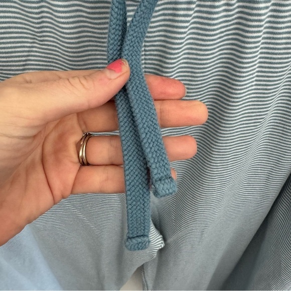 Lake Men’s Pima Sleep Pants Light Blue Stripe Size Large - Picture 3 of 6